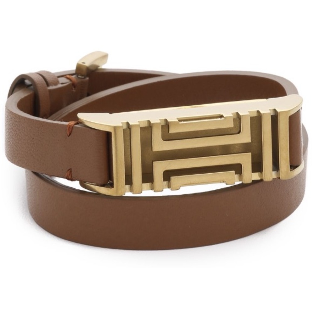Tory Burch FitBit brown leather bracelet